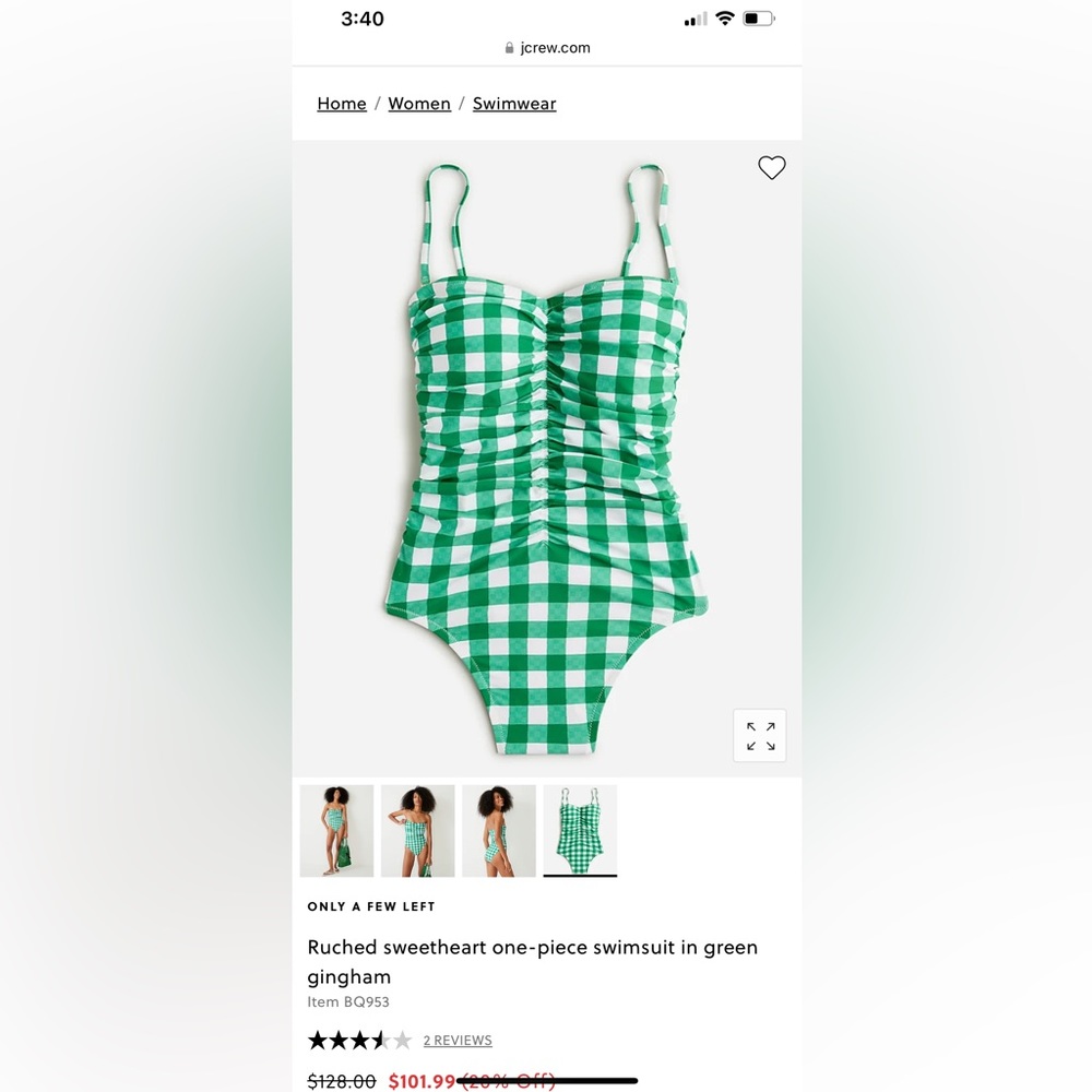 SALE!!! NWT J Crew Ruched One Piece